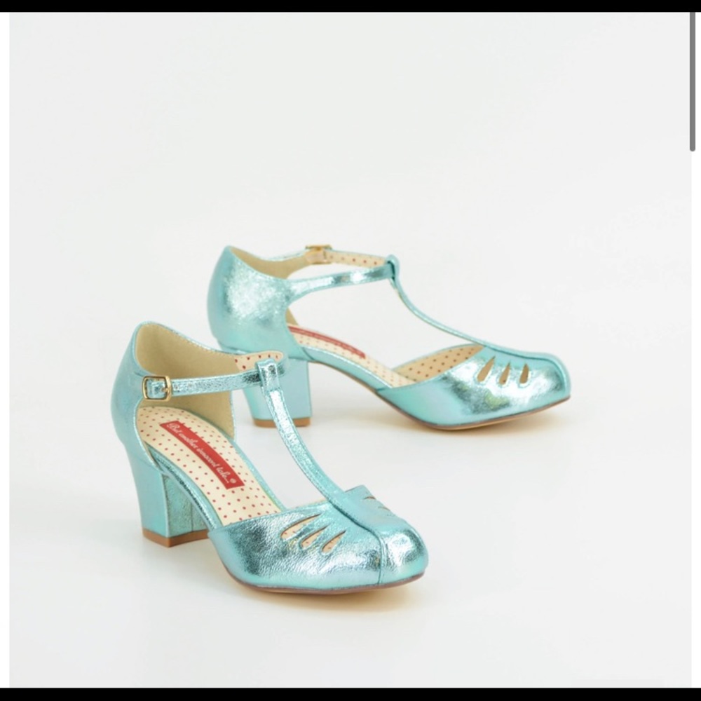 B.A.I.T. Robbie Heels in Metallic Blue